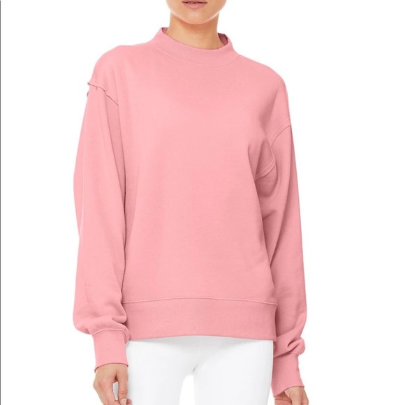 Yoga Alo Freestyle Mock Neck Sweatshirt ALO Yoga Tops Alo Yoga